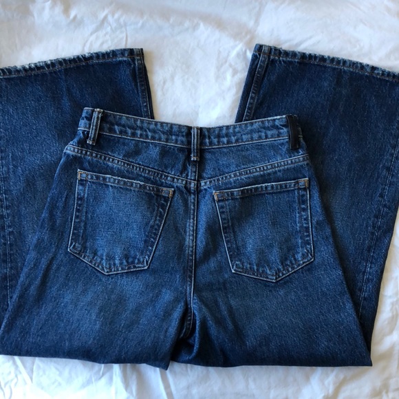 Alexander Wang wide leg high rise cropped jeans - Picture 4 of 5